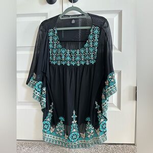 INC tunic style lightweight top XL